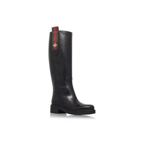 gucci mary bee knee high boots|gucci signoria ankle boots.